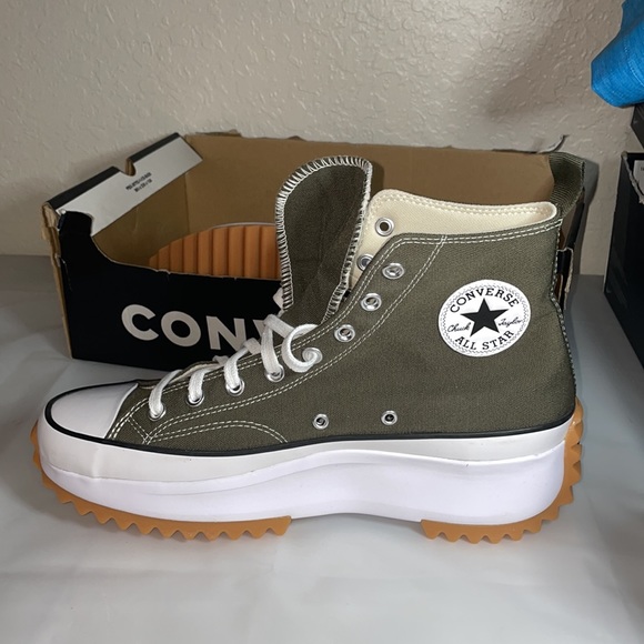 Converse Run Star Hike High
Cargo Khaki, new, size 11.5, very comfy, last one! - Picture 3 of 11